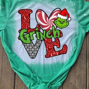 Love- Christmas bleached tee